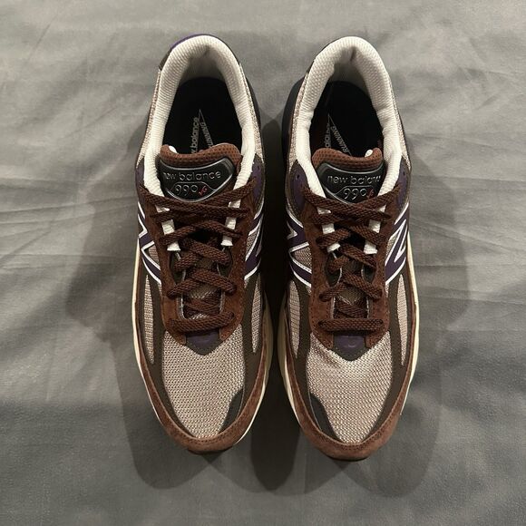 New Balance 990v6 Rich Oak Cosmic Grape Sneakers Made in USA Mens 11.5 U990OP6 main image 8